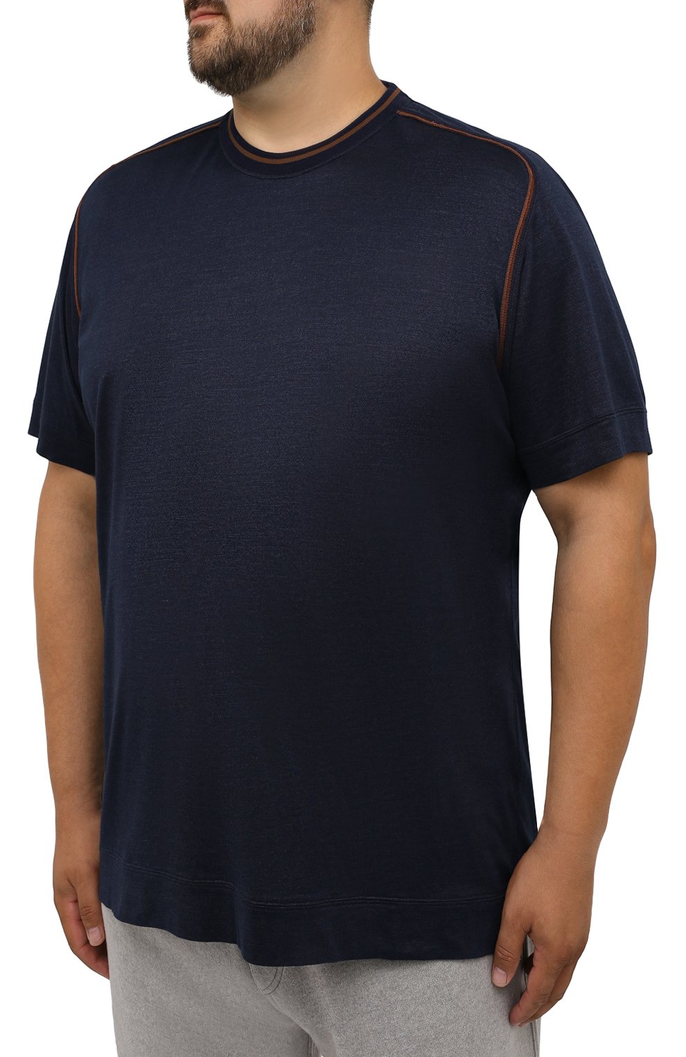 Хлопковая футболка CORTIGIANI, арт. 216602/0000/60-70, фото 3