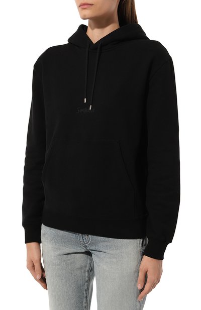 Хлопковое худи SAINT LAURENT, арт. 757073/Y36SW, фото 3