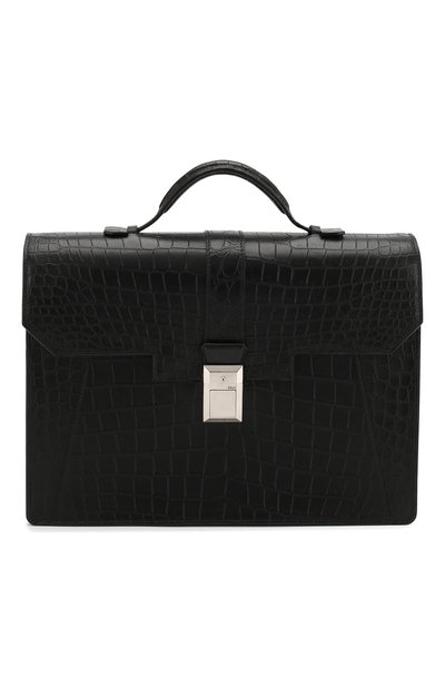 Портфель из кожи крокодила ZILLI, арт. MJL-0BB08-10100/0001/CPOR, фото 1