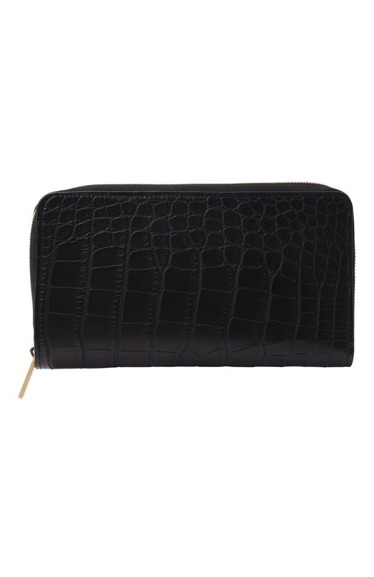 Портмоне из кожи аллигатора Zilli LPZI04M1010VTEX30 Чёрный LPZI04M1010VTEX30