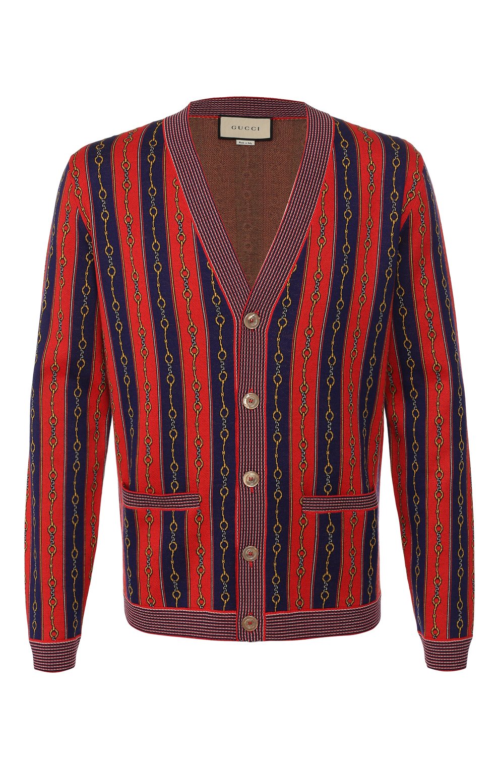 Кардиган из смеси хлопка и шерсти GUCCI, арт. 572622/XKAKW, фото 1