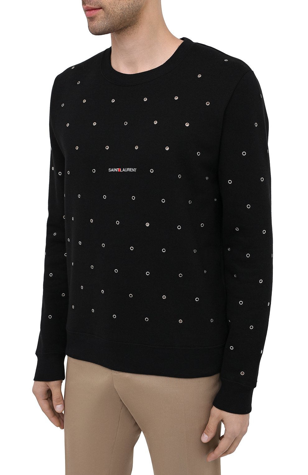Хлопковый свитшот SAINT LAURENT, арт. 632422/YBQZ2, фото 3
