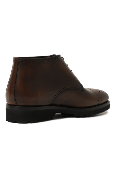 Кожаные ботинки KITON, арт. USSA173N0010107, фото 5