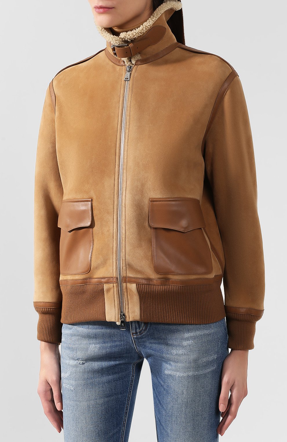 Укороченная дубленка RALPH LAUREN, арт. 290760634, фото 3