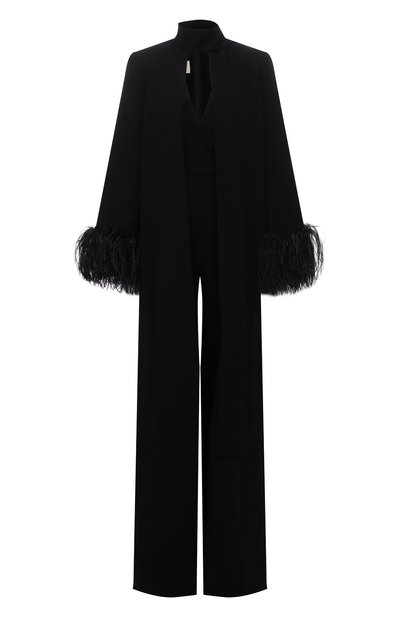 Женский комбинезон с отделкой перьями ELIE SAAB, арт. 12299