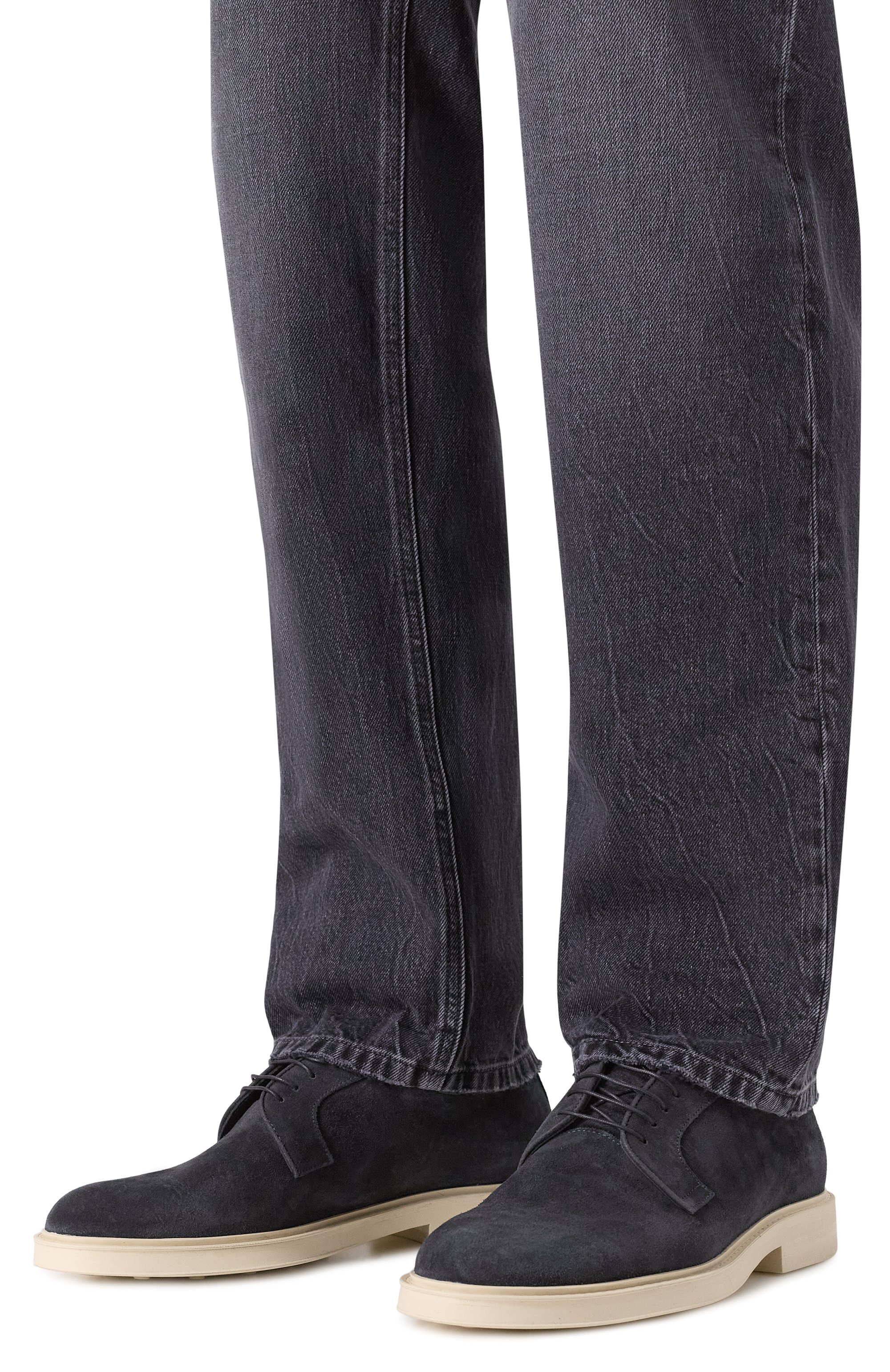 Замшевые дерби KITON, арт. USSA414N0139201, фото 3