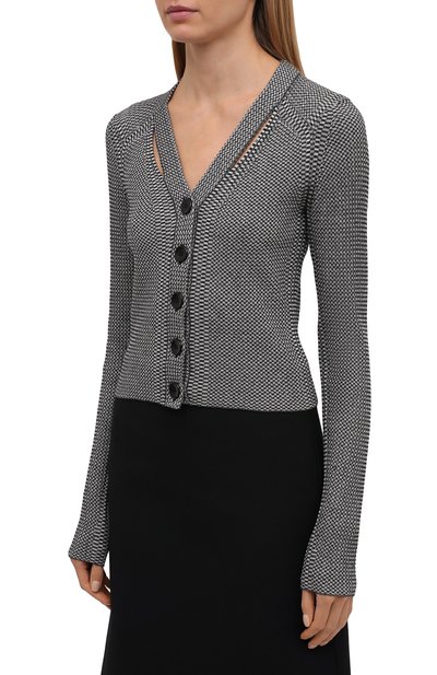 Кардиган и з шелка и хлопка PROENZA SCHOULER WHITE LABEL, арт. WL2147697-KS058, фото 3
