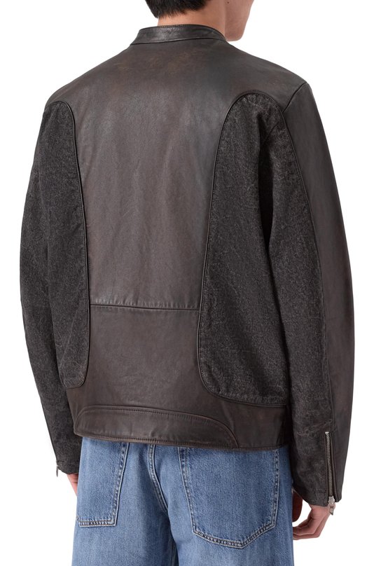 Кожаная куртка Diesel A21119/0GSBK Коричневый  A21119/0GSBK Фото 4