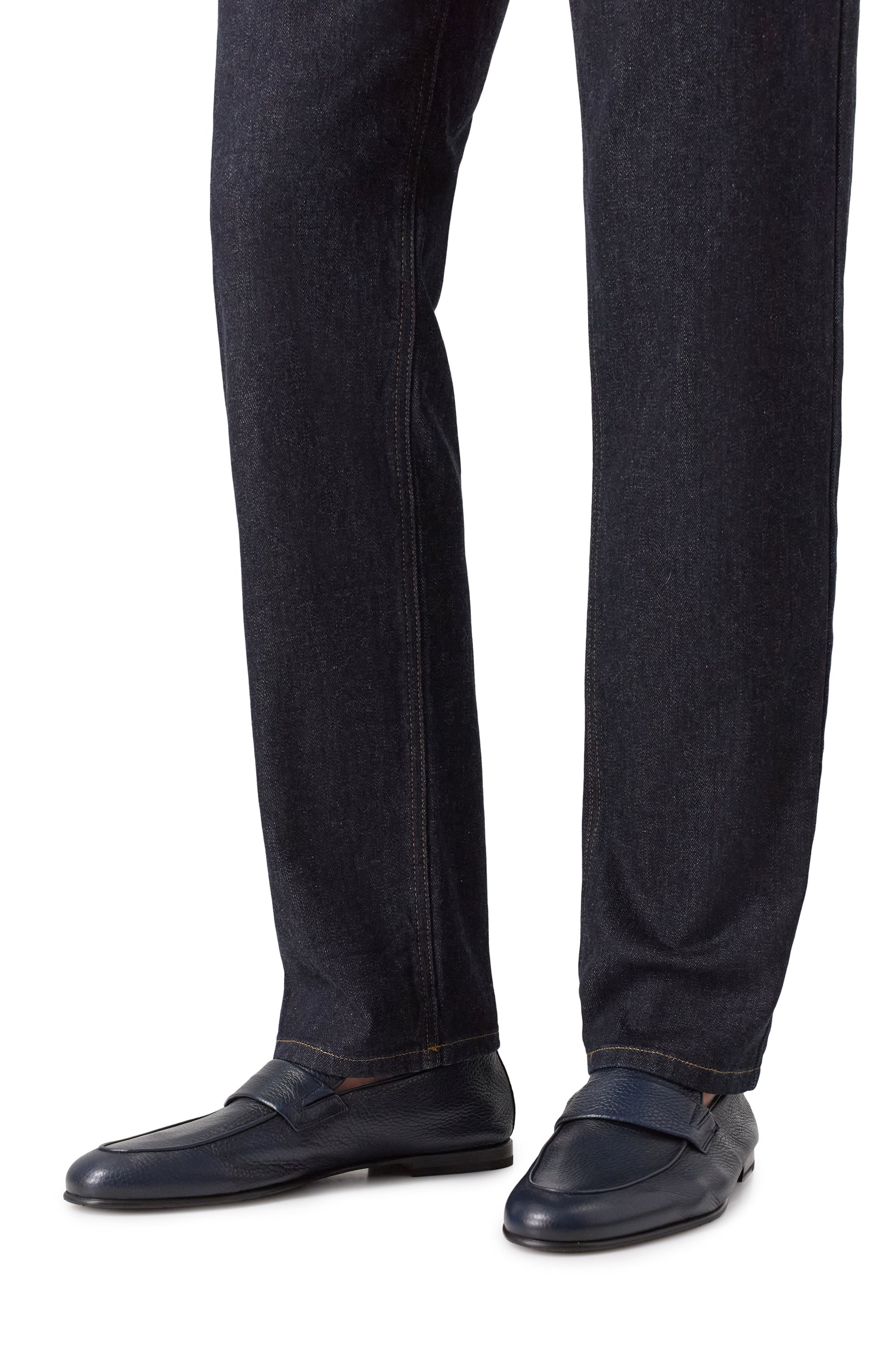 Кожаные лоферы BARRETT, арт. 261U037.1/CERV0 ASP0RT, фото 3