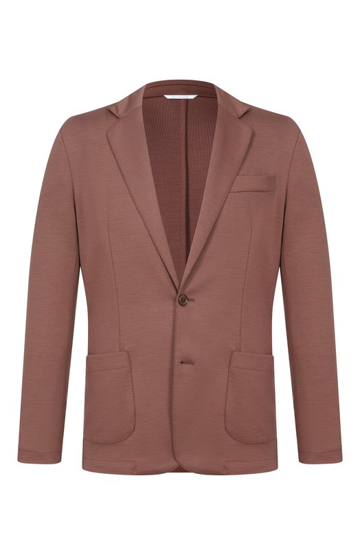 Шерстяной пиджак Marco Pescarolo GI0VE/53Y19_001 Коричневый GI0VE/53Y19_001