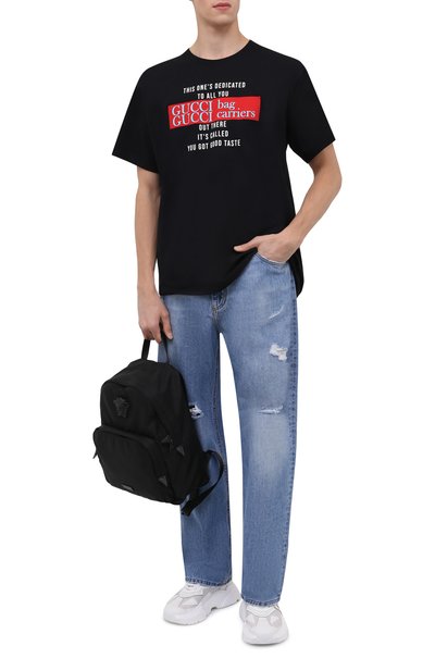 Хлопковая футболка GUCCI, арт. 616036/XJD1E, фото 2