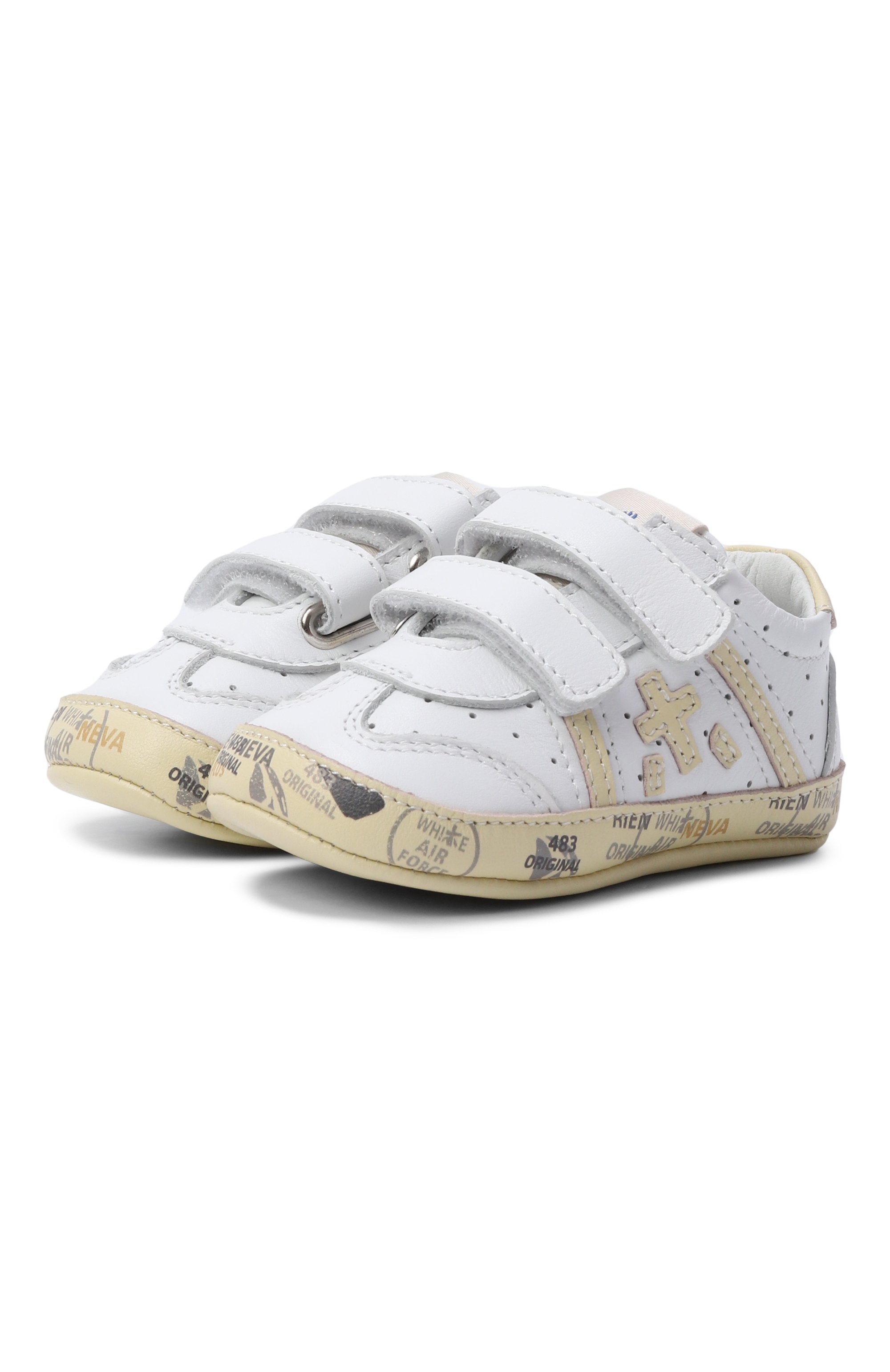 Кожаные пинетки lucy PREMIATA WILL BE, арт. 23CU0032-V/BABY V-LUCY V, фото 1