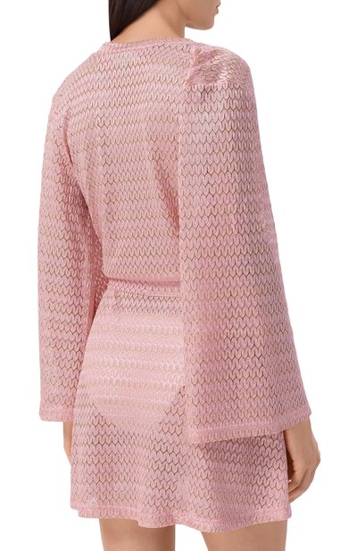 Туника MELISSA ODABASH розового цвета по цене 40020 руб., арт. ANNA CR, фото 3 Туника MELISSA ODABASH, арт. ANNA CR, фото 3