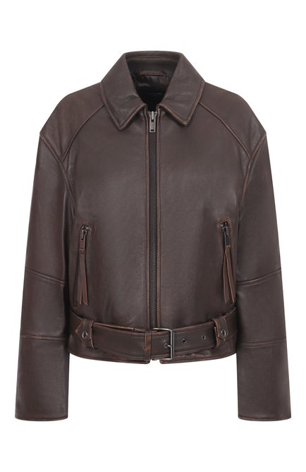 Женская кожаная куртка WEEKEND MAX MARA, арт. EGIZI0