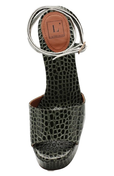 Кожаные босоножки L'AUTRE CHOSE, арт. LDL028.11CP2912, фото 5