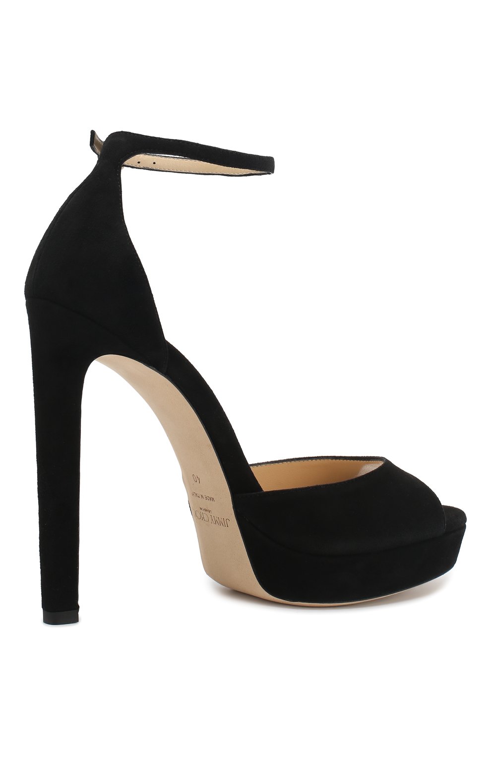 Замшевые босоножки pattie 130 JIMMY CHOO, арт. PATTIE 130/SUE, фото 4