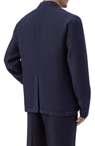 Льняной пиджак INLINUM, арт. JAC0B/TR0PEA, фото 4