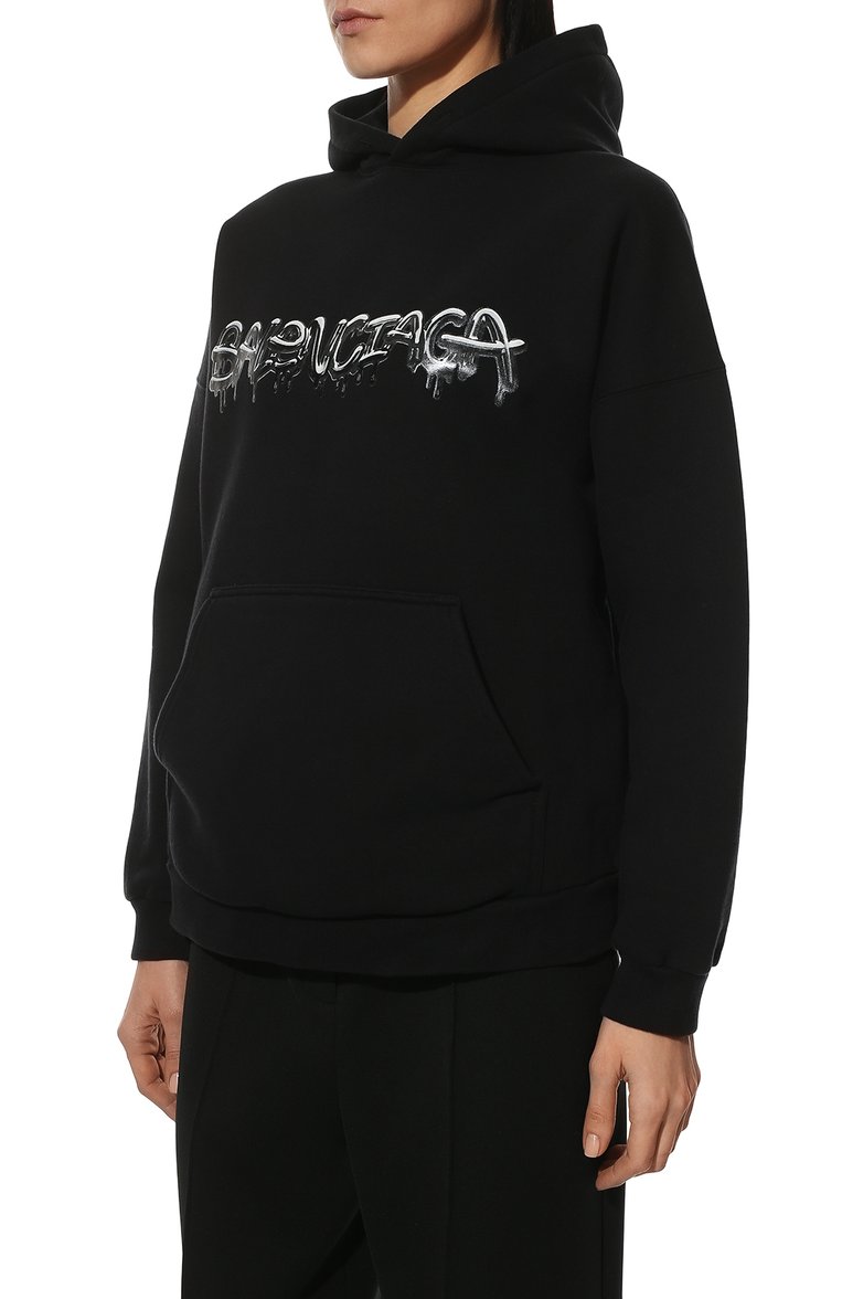 Хлопковое худи BALENCIAGA, арт. 675003/TLVF2, фото 1