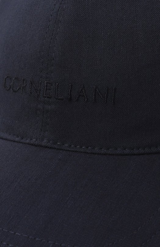 Бейсболка из шерсти и льна Corneliani 250504-2529218 Синий  250504-2529218 Фото 3