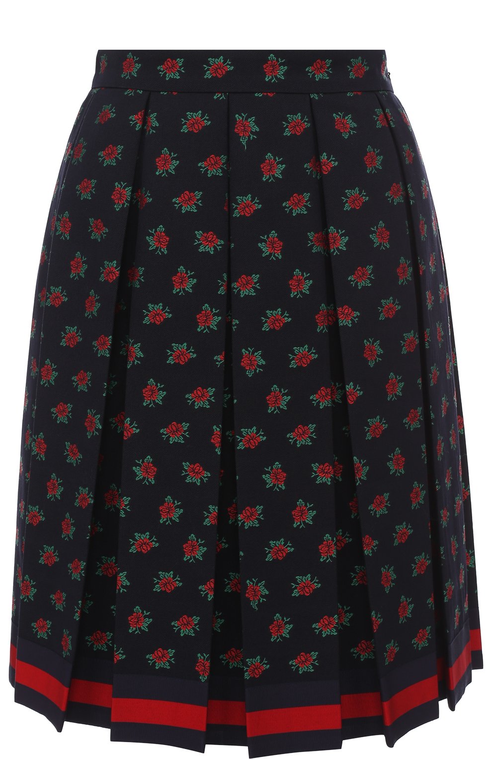Юбка GUCCI синего цвета по цене 79950 руб., арт. 469845/ZJM18, фото 1 Юбка GUCCI, арт. 469845/ZJM18, фото 1