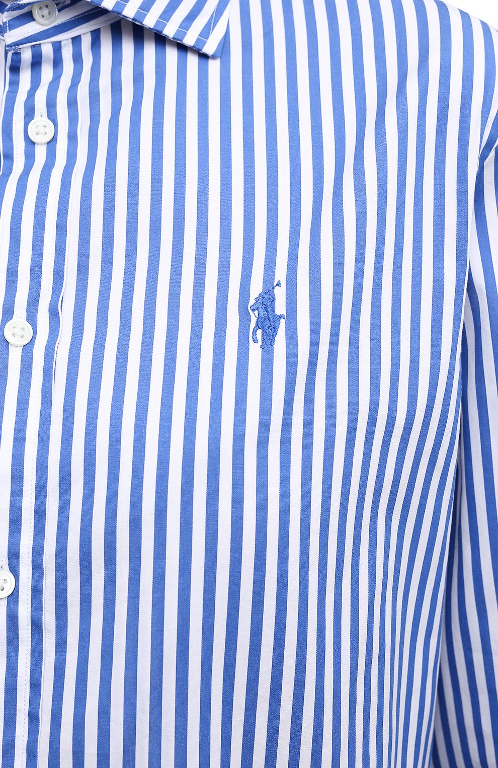 Хлопковая рубашка POLO RALPH LAUREN синего цвета по цене 13950 руб., арт. 211784161, фото 5 Хлопковая рубашка POLO RALPH LAUREN, арт. 211784161, фото 5