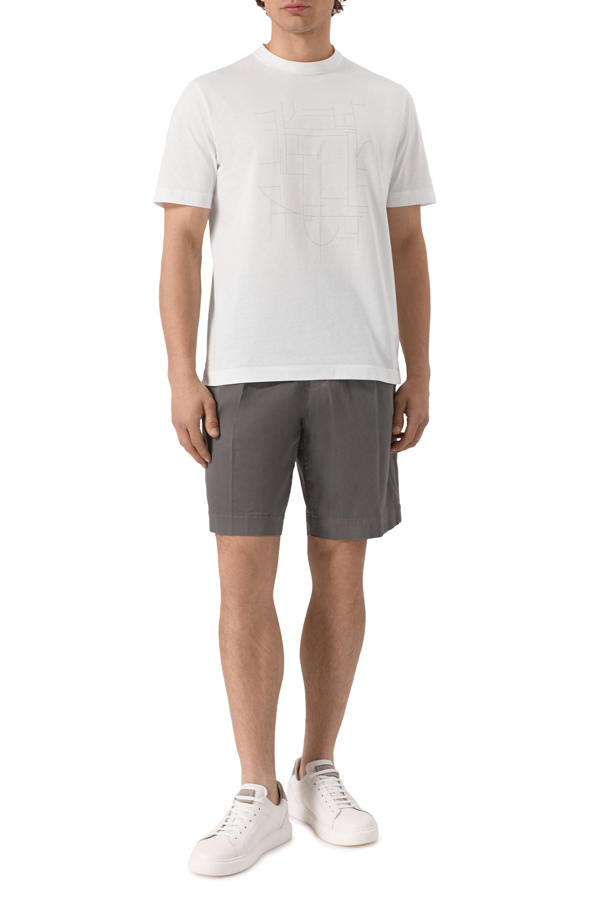 Хлопковые шорты CANALI, арт. D95608/PT01482, фото 2