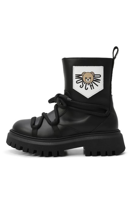 Кожаные ботинки MOSCHINO, арт. 81953/VAR4/36-40