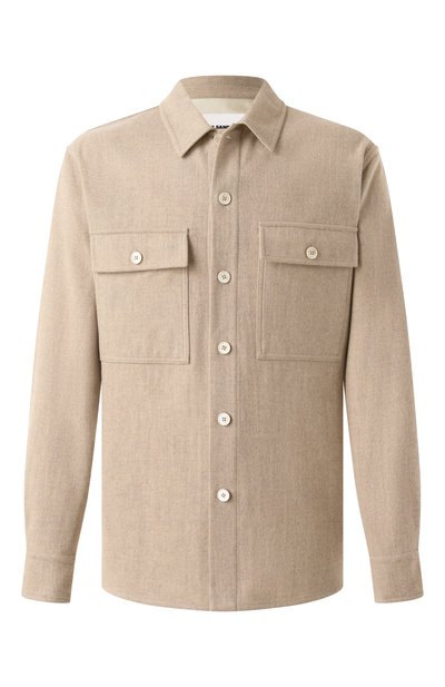 Мужская шерстяная куртка-рубашка JIL SANDER, арт. J47DL0131/J40182