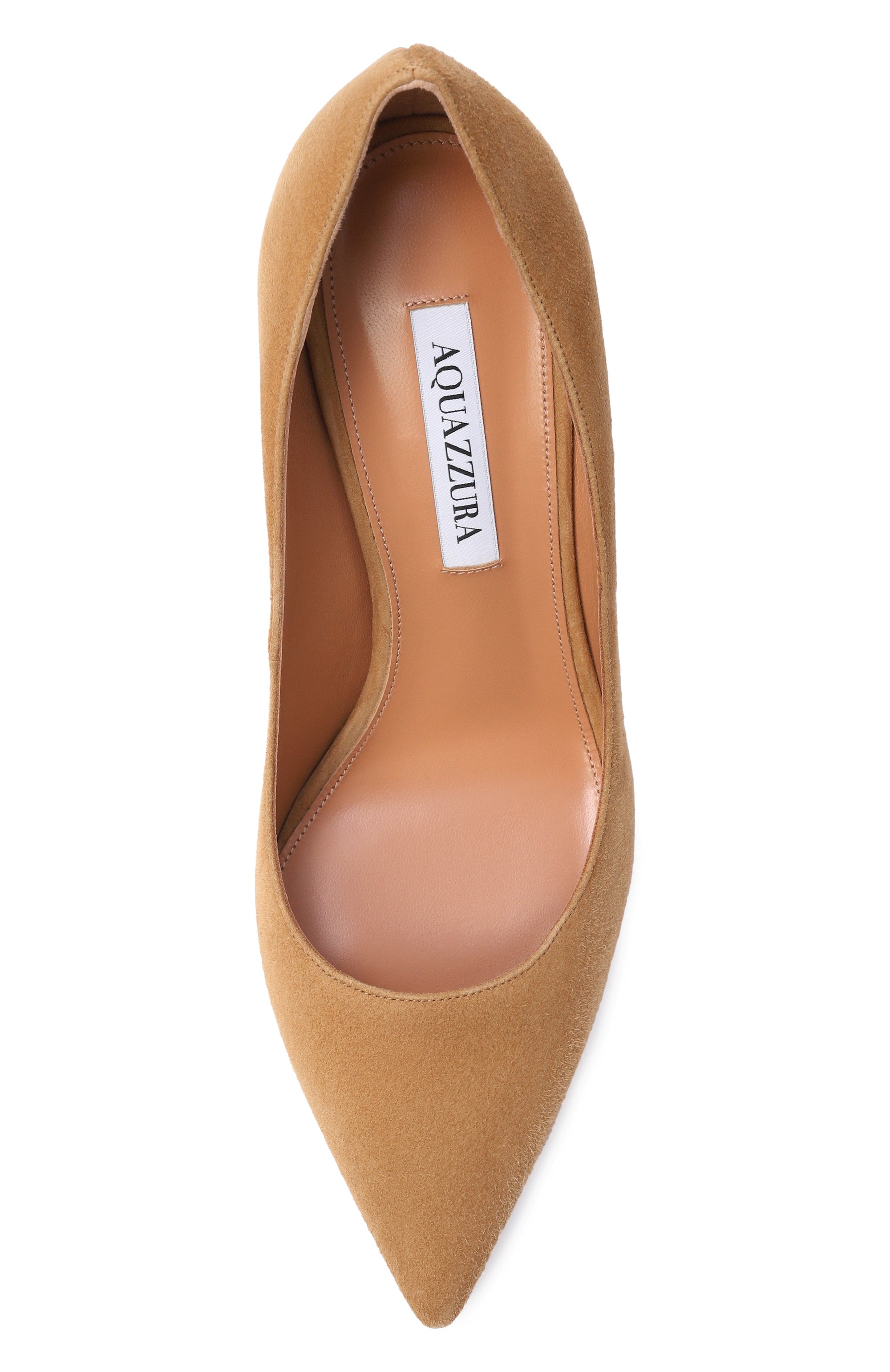 Замшевые туфли purist 85 AQUAZZURA, арт. PURMIDP1-SUE-MCA, фото 6