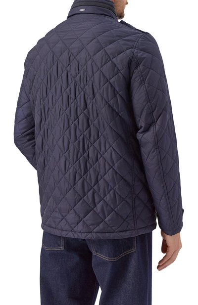 Утепленная куртка HERNO темно-синего цвета по цене 110500 руб., арт. FI000125U/12004Z, фото 4 Утепленная куртка HERNO, арт. FI000125U/12004Z, фото 4