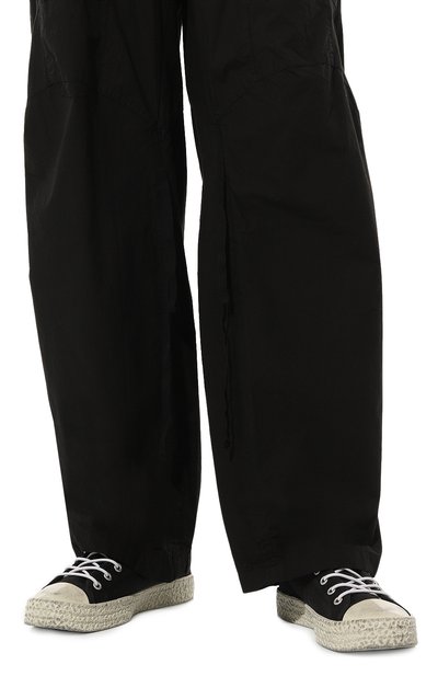 Текстильные кеды ACNE STUDIOS, арт. BALL0W HIGH BURGER TUMBLED MCGL, фото 3