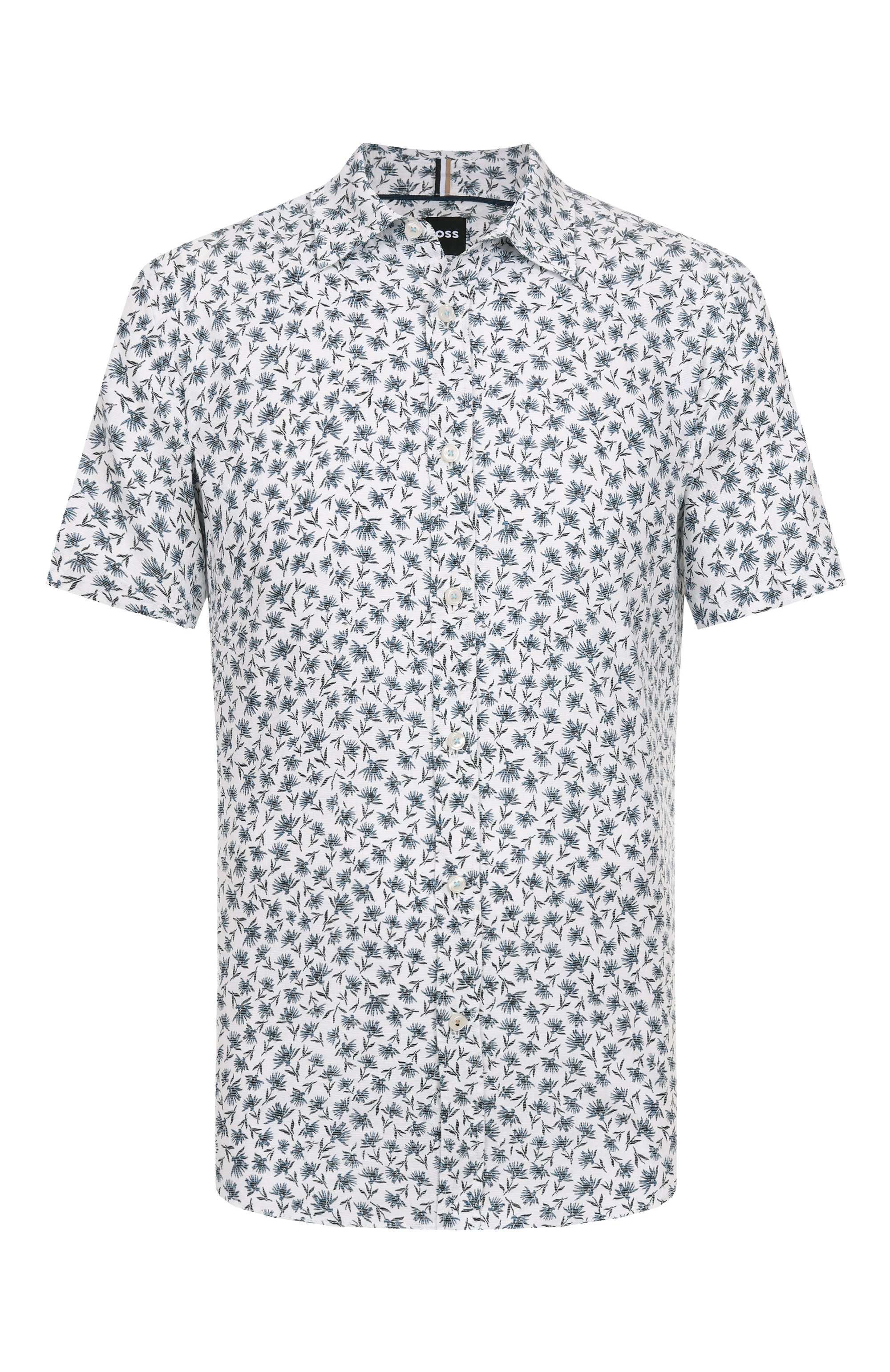 Льняная рубашка BOSS, арт. 50539565, фото 1