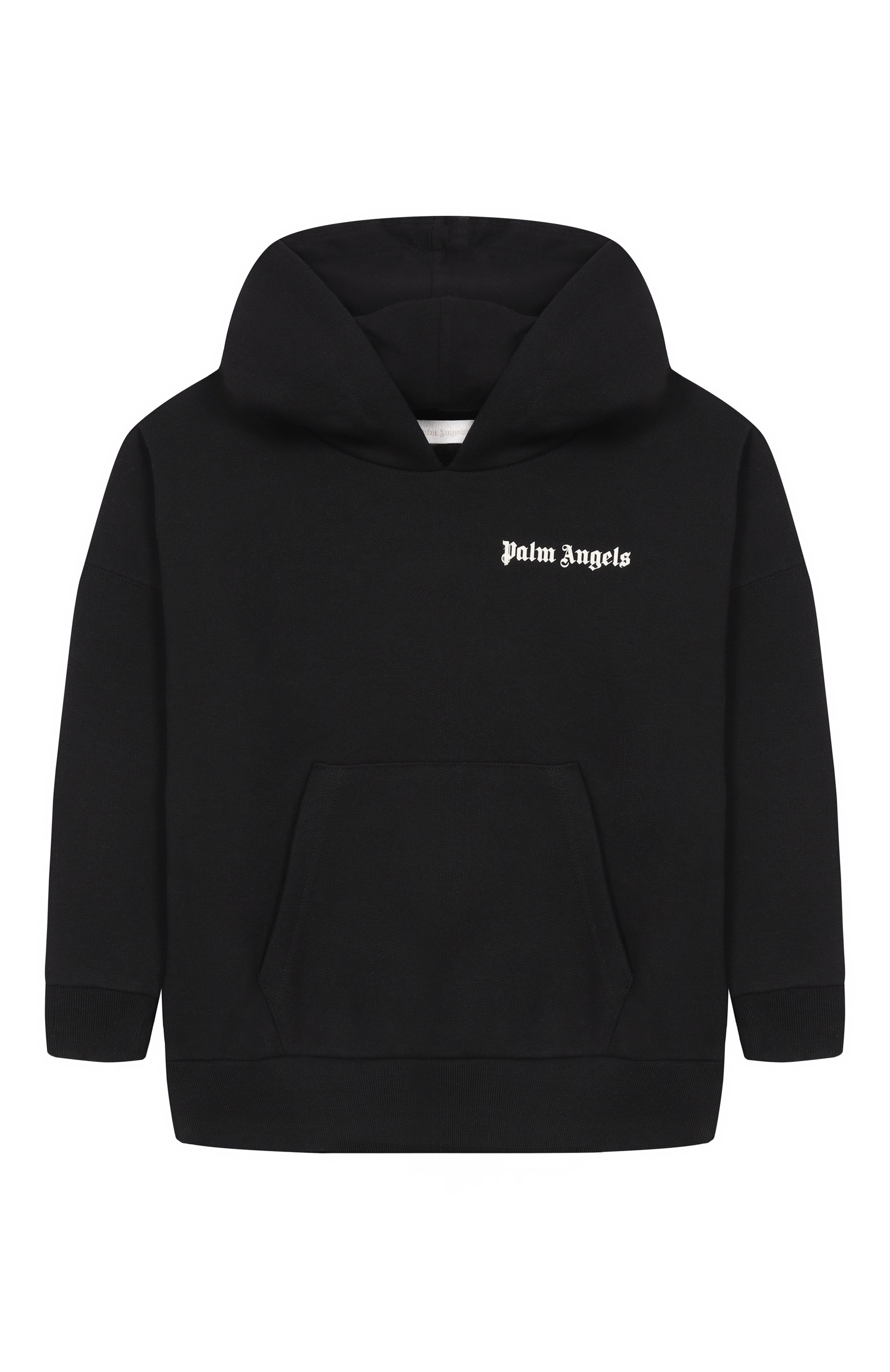 Хлопковое худи PALM ANGELS черного цвета по цене 21950 руб., арт. PBBB011S26FLE001, фото 1 Хлопковое худи PALM ANGELS, арт. PBBB011S26FLE001, фото 1
