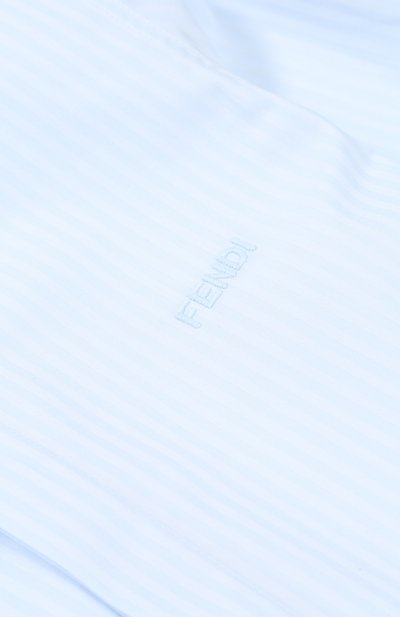 Хлопковая рубашка прямого кроя FENDI, арт. JMC042/1SV/6A-8A, фото 3