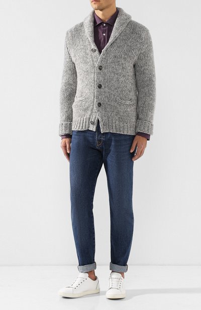 Хлопковая рубашка с воротником кент RALPH LAUREN, арт. 790721004, фото 2