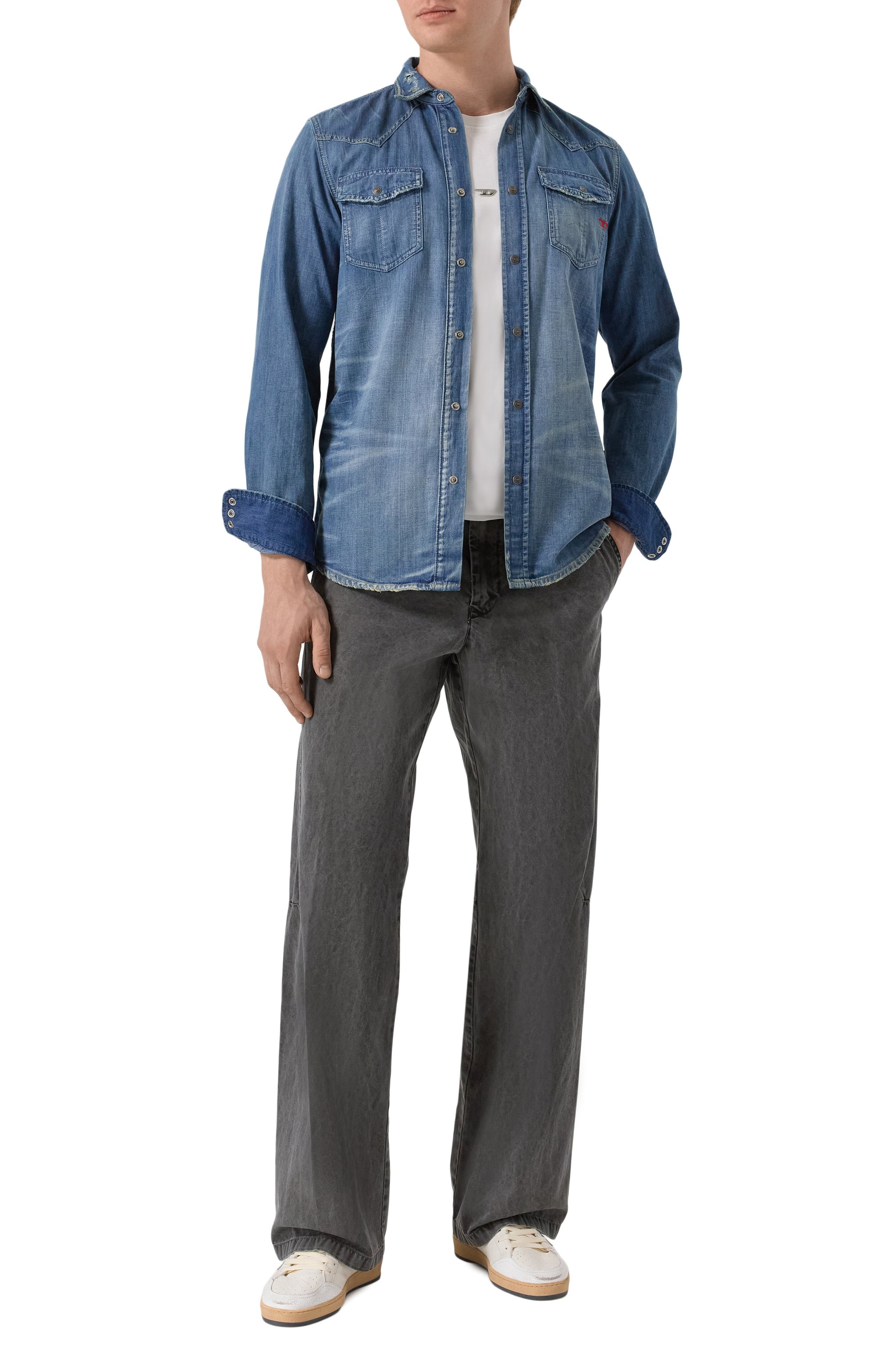 Джинсовая рубашка DIESEL, арт. A12622/068RJ, фото 2