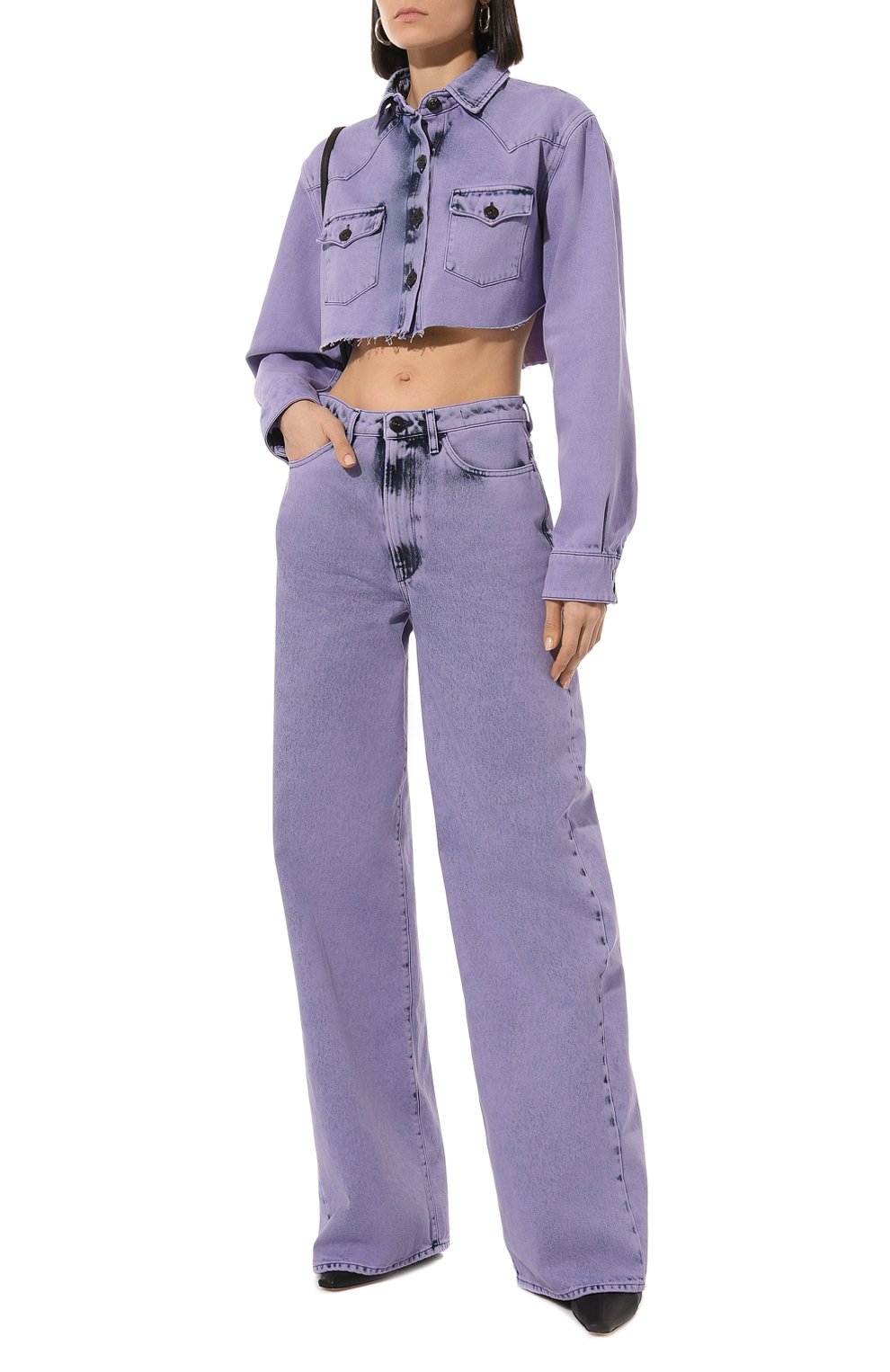 Джинсовая куртка 3X1, арт. 31-W03E64-DR1128/RAND0M BLEACH LAVENDER, фото 2