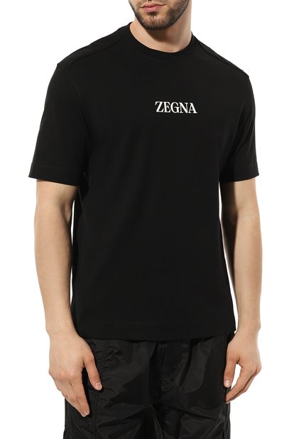 Хлопковая футболка ZEGNA, арт. E7364/A777, фото 3