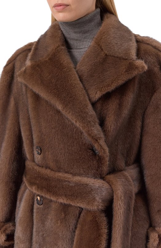 Шуба Giuseppe di Morabito 05FW2C0050 05450 Коричневый  05FW2C0050 05450 Фото 5