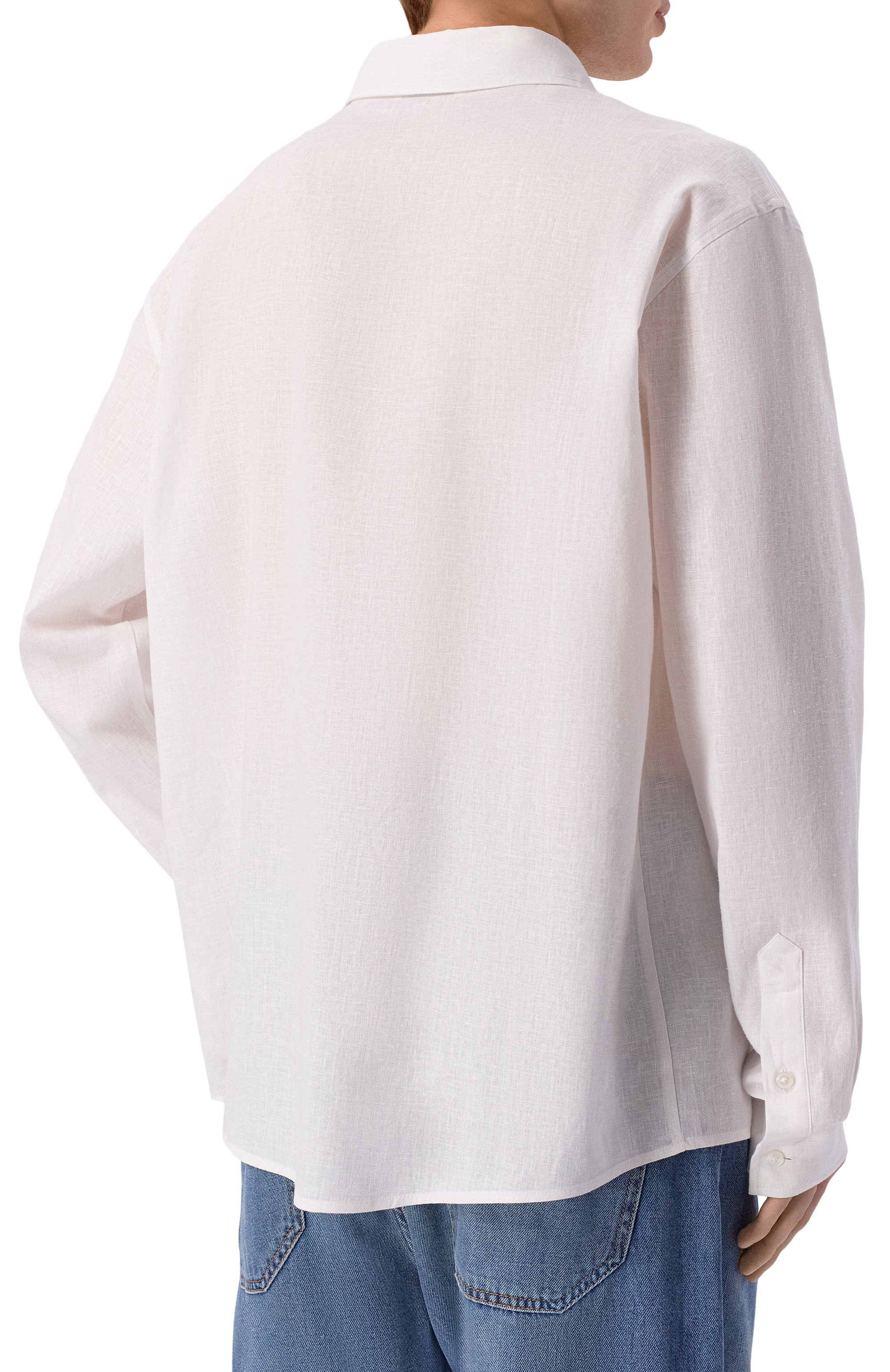 Рубашка изо льна и вискозы HINNOMINATE, арт. HMABM01549, фото 4