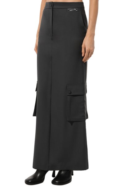 Шерстяная юбка ERIKA CAVALLINI, арт. E4WH20, фото 3