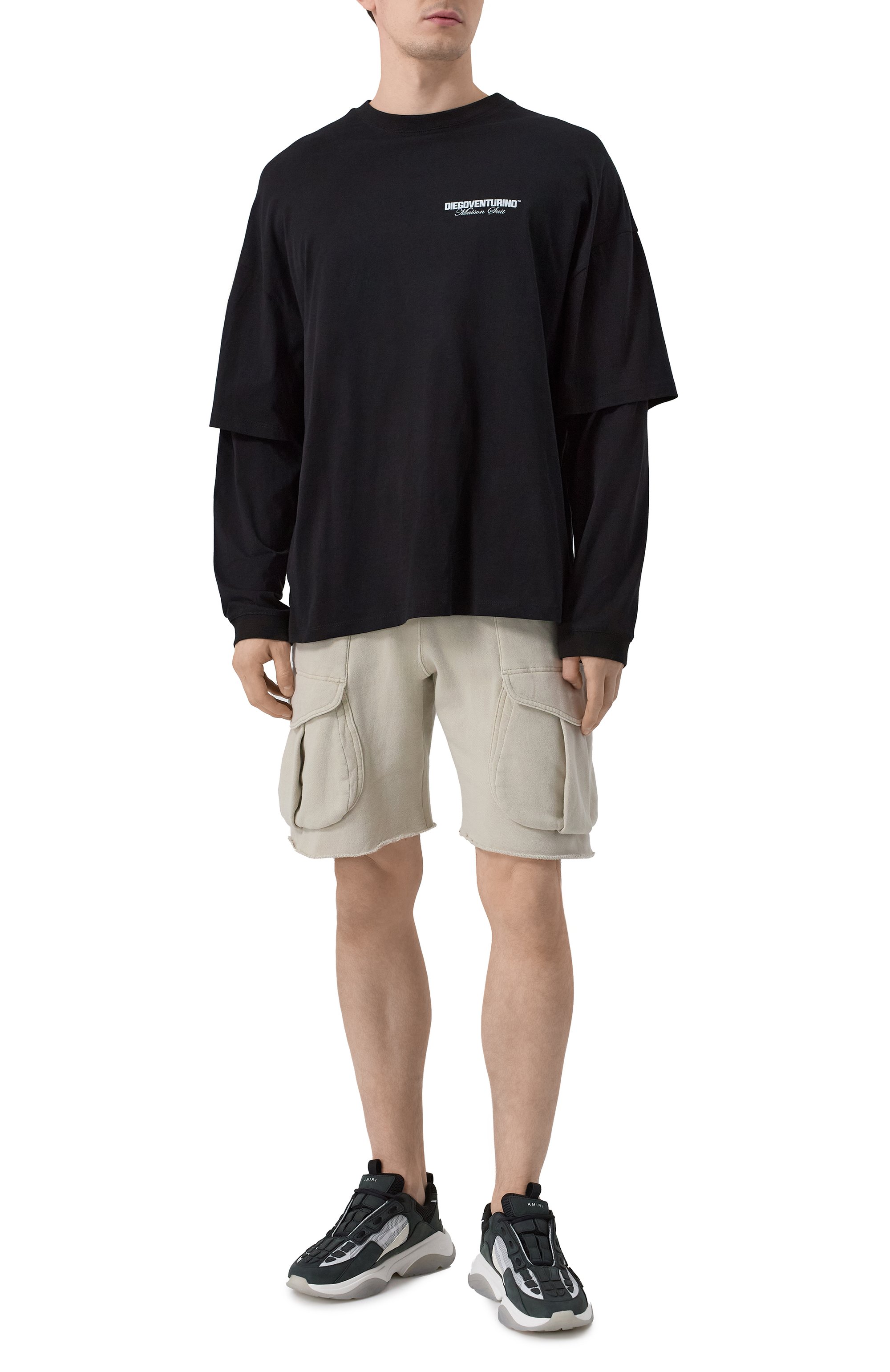 Хлопковые шорты R13, арт. R13WK253-001BJ, фото 2