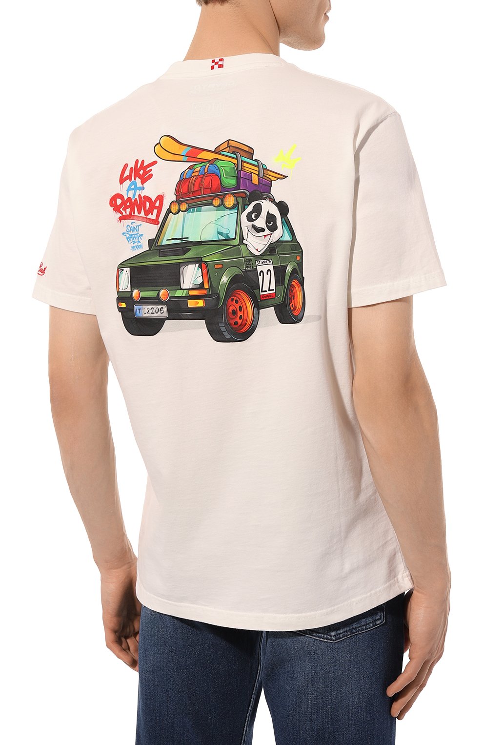 Хлопковая футболка MC2 SAINT BARTH, арт. STBM ARN0TT/ARN0001/MAYP57, фото 4