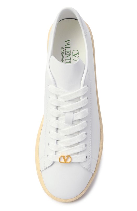 Кожаные кеды Royco Valentino 8W2S0LX9/BYA Белый  8W2S0LX9/BYA Фото 6