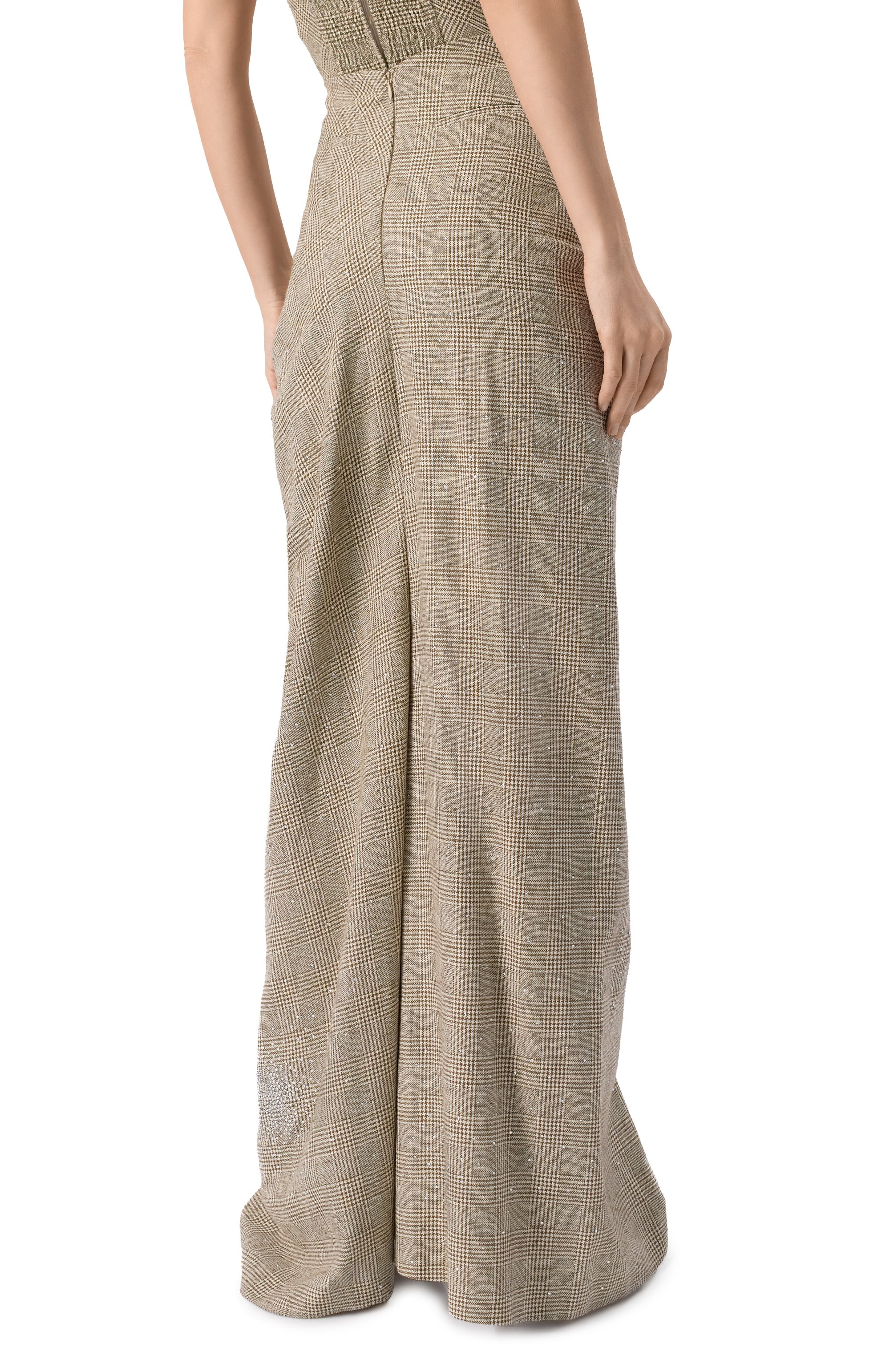 Брюки из вискозы и хлопка с отделкой стразами GIUSEPPE DI MORABITO, арт. 04SSPA117C 04427, фото 4