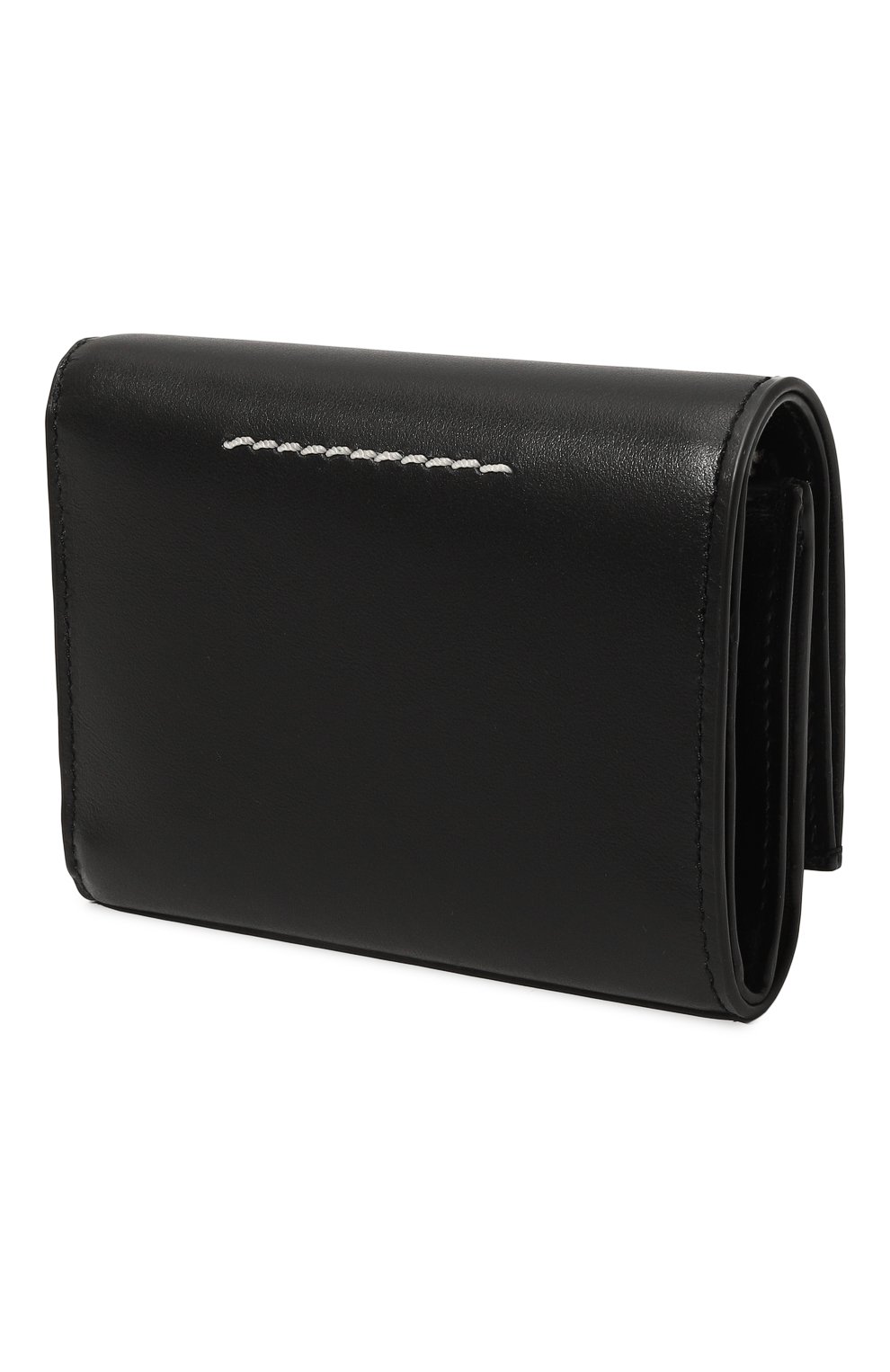 Кожаное портмоне MM6 черного цвета по цене 34750 руб., арт. SA5UI0009/P5693, фото 2 Кожаное портмоне MM6, арт. SA5UI0009/P5693, фото 2