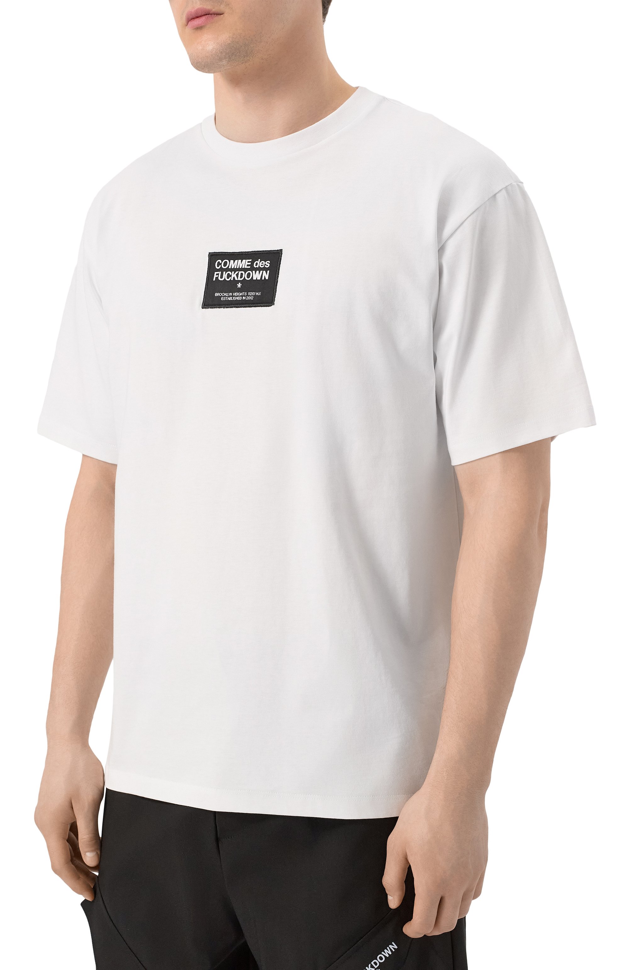 Хлопковая футболка COMME DES FUCKDOWN, арт. CFABM01526, фото 3