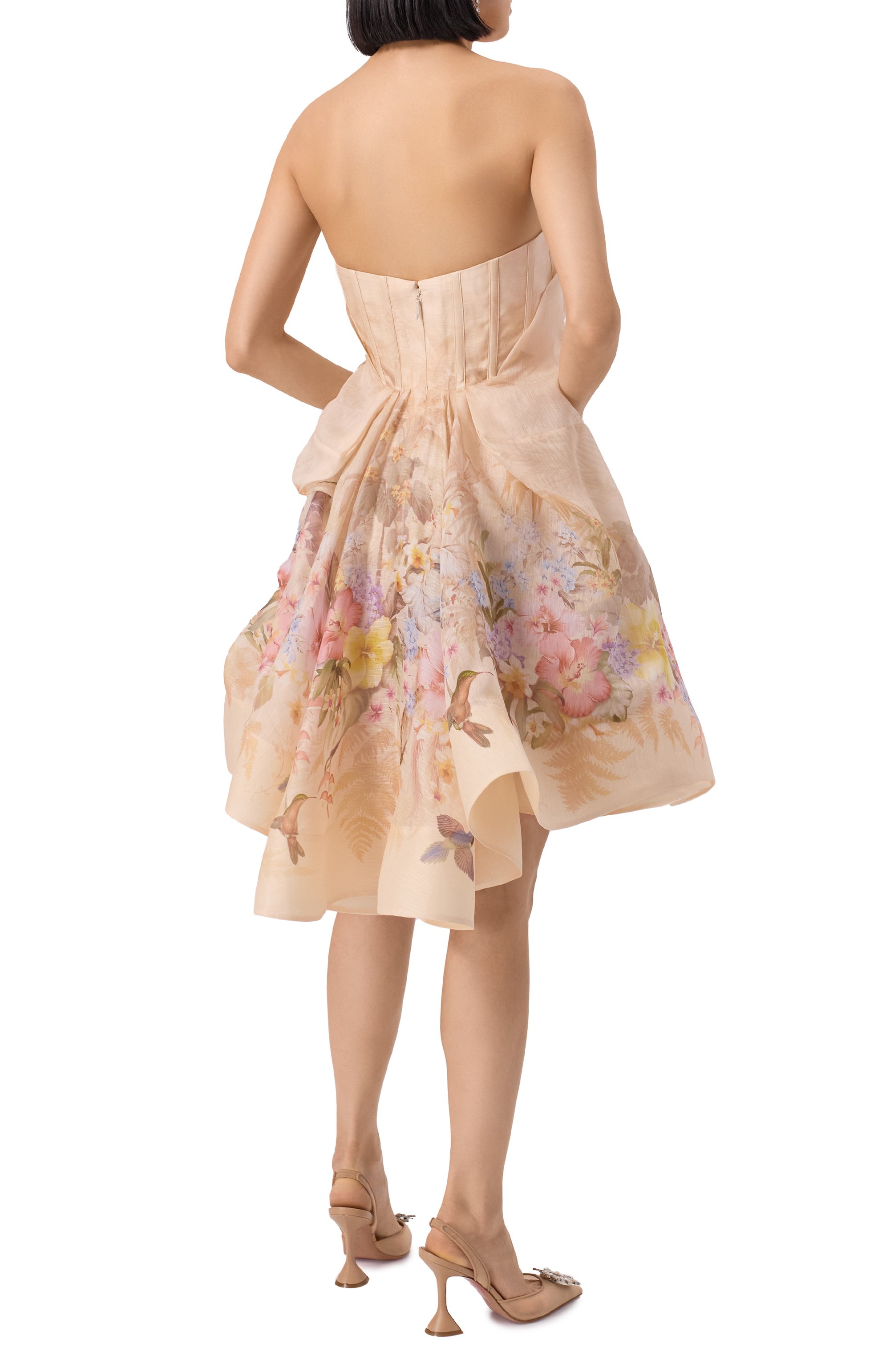 Платье изо льна и шелка ZIMMERMANN, арт. 3543DS251, фото 4