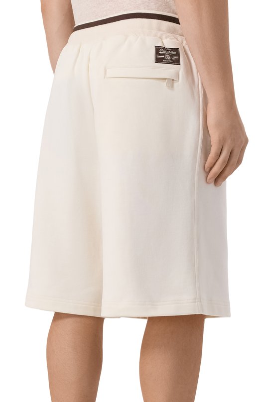 Хлопковые шорты Dolce & Gabbana GP08BT/HU7DU Белый  GP08BT/HU7DU Фото 4