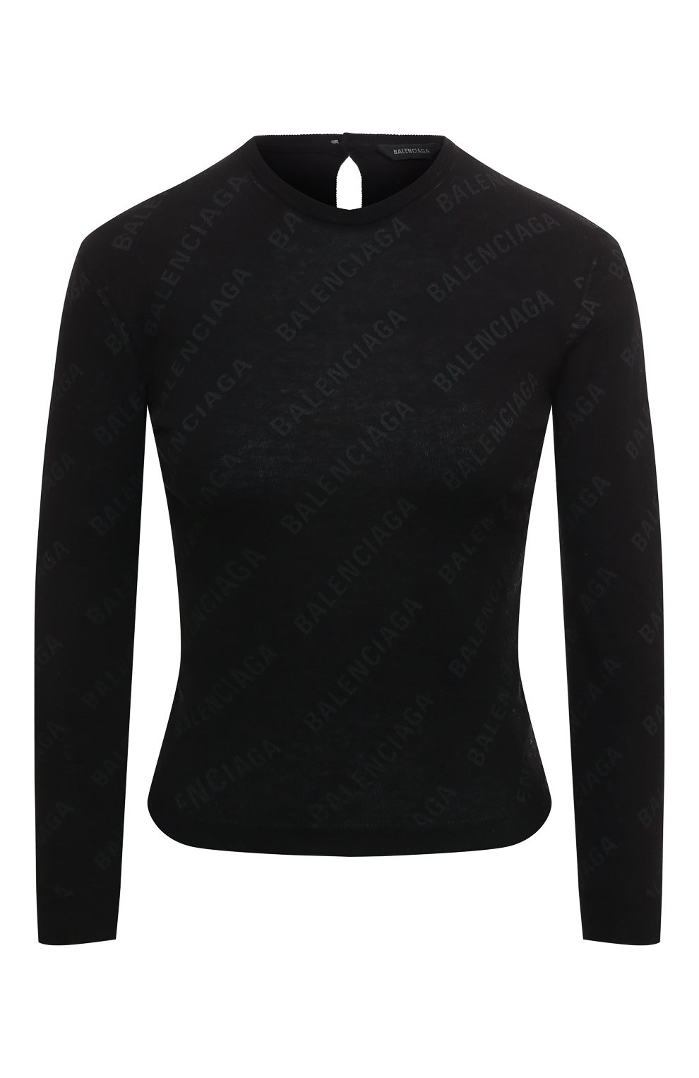 Хлопковый пуловер BALENCIAGA, арт. 750439/T3277, фо�то 1